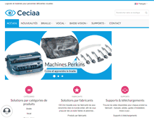 Tablet Screenshot of ceciaa-int.com